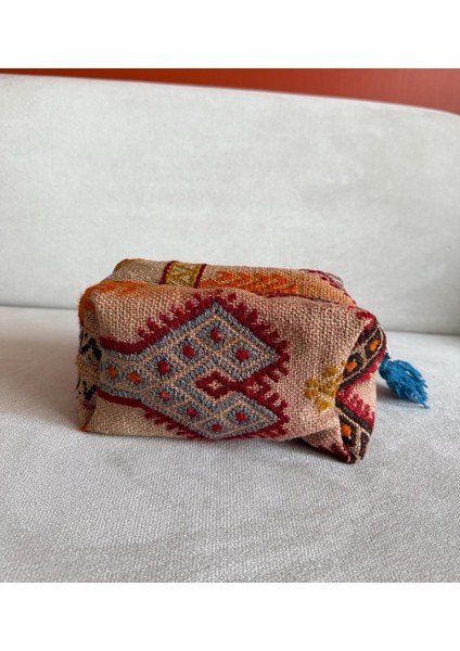 Harika Desenli Türk Kilim Çanta, El Yapımı Renkli El Çantası, Vintage Boho Küçük Çanta, Harika Hediye fırsatları