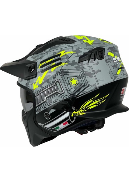 Sw X2 Tokyo Trooper Çene Çıkarılır Moduler Kask fırsatları