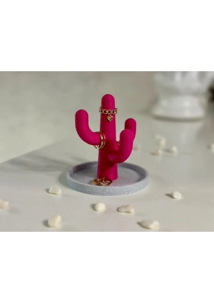 Kaktüs Tasarımlı Takı Düzenleyici, 3'lü Set, Şık ve Kullanışlı Aksesuar Organizatörü fırsatları