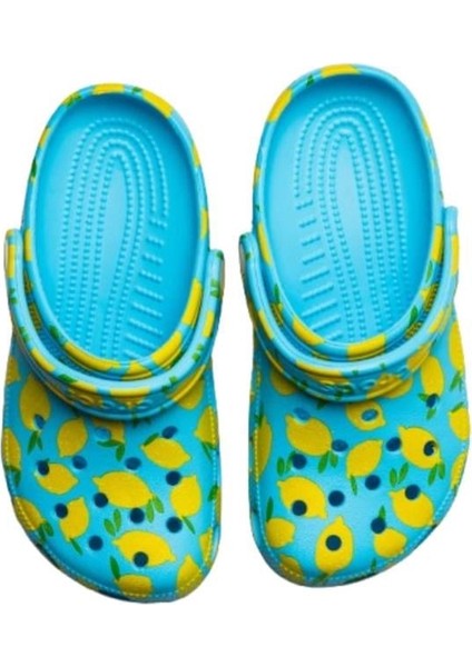 Classic Fresh Fruits Clog 211008-4WD Mavi Sandalet&Terlik fırsatları