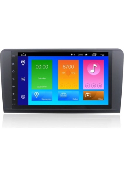 Mercedes ml Android 10 Uyumlu Navigasyon Multimedya Ekran Oem Teyp NAV-9960
