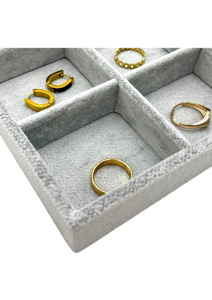 Küçük Gri Bölmeli Çok Amaçlı Saklama Kutusu fiyatları