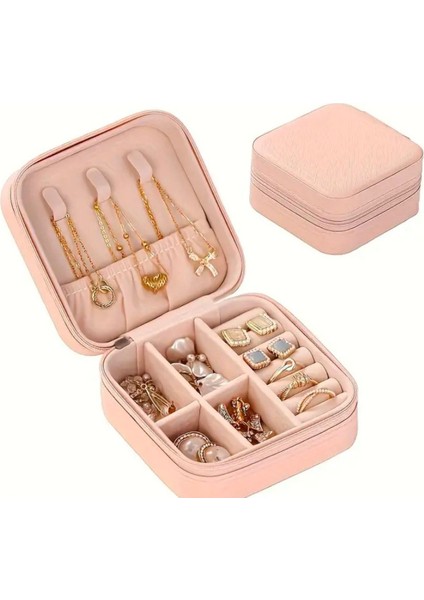 Şık Takı ve Makyaj Aksesuarları Saklama Kutusu, Düzenleyici ve Pratik Kullanım