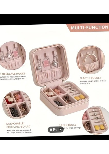 Şık Takı ve Makyaj Aksesuarları Saklama Kutusu, Düzenleyici ve Pratik Kullanım fırsatları