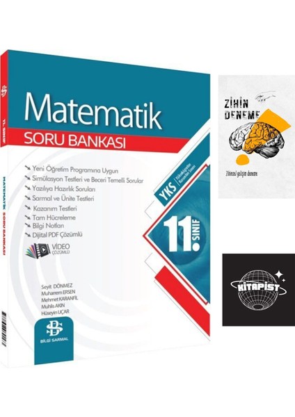 Bilgisarmal 11.sınıf Matematik Soru Bankası Güncel Baskı+Zihin Deneme-Shü-45