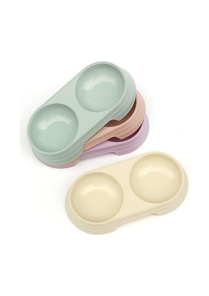 Çift Bölmeli Evcil Hayvan Mama Kabı modelleri