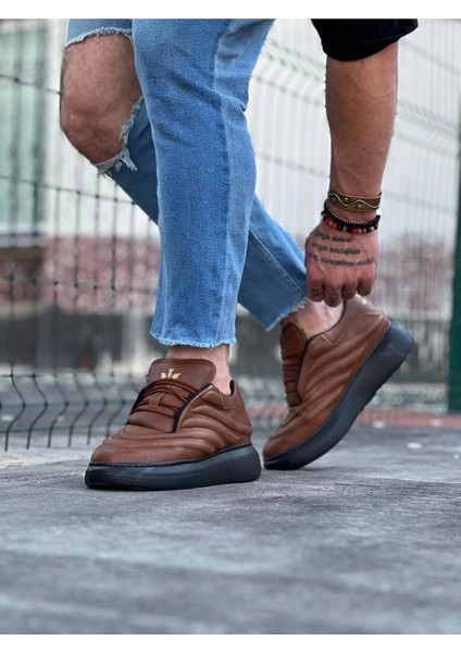 Litae TREND094 Taba Siyah Erkek Casual Ayakkabı