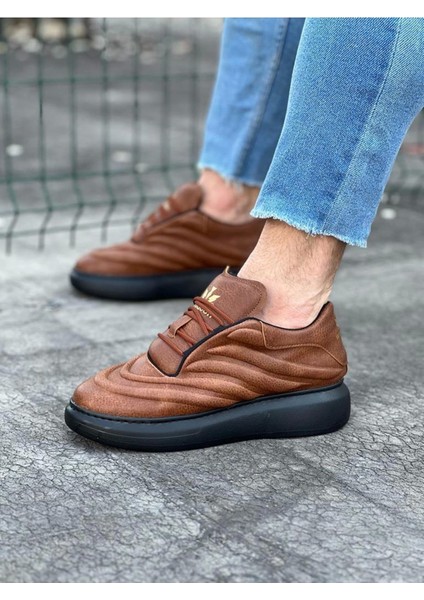 Litae TREND094 Taba Siyah Erkek Casual Ayakkabı
