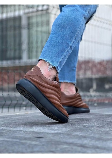 Litae TREND094 Taba Siyah Erkek Casual Ayakkabı