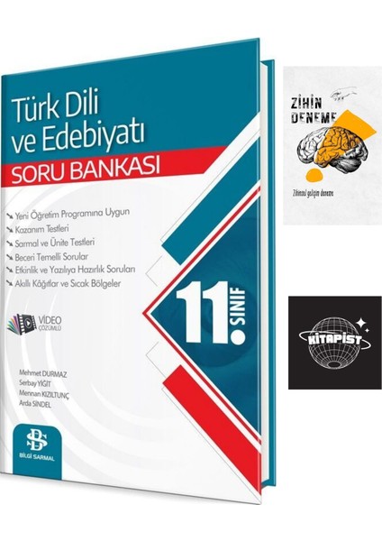 Bilgisarmal 11.sınıf Edebiyat Soru Bankası Güncel Baskı+Zihin Deneme-Shü-12