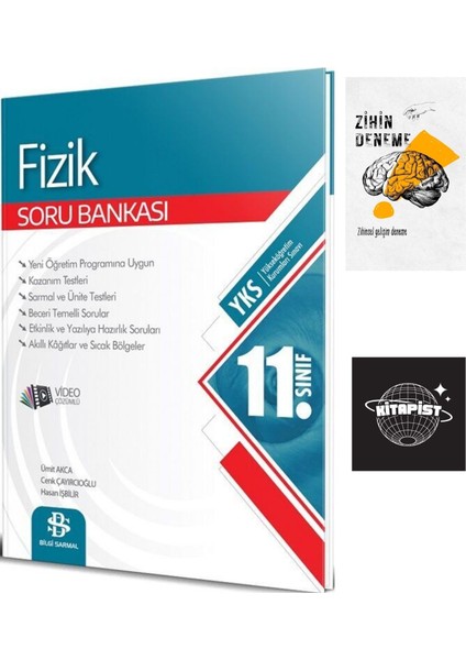 Bilgisarmal 11.sınıf Fizik Soru Bankası Güncel Baskı+Zihin DENEME-SHÜ-118