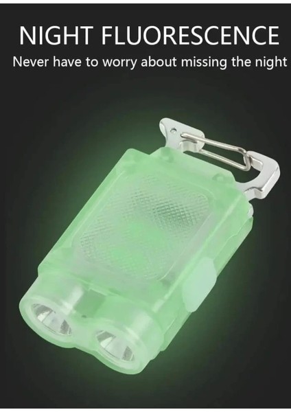 V15 Edc El Feneri 1200LM Anahtarlık Işık Tip-C Şarj Edilebilir Taşınabilir Mini Torch Mıknatıs Klips ile Kamp Cep Fener modelleri