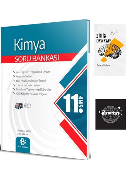Bilgisarmal 11.sınıf Kimya Soru Bankası Güncel Baskı+Zihin Deneme-Shü-70
