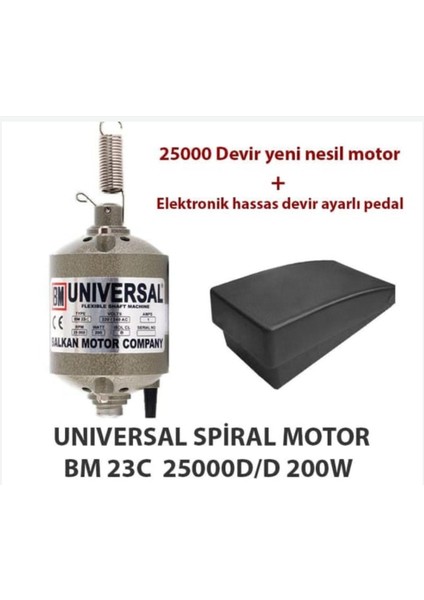 Universal Spiral Freze Motoru 25.000 Devir
