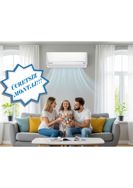 Hitech Dcm 12000 Btu Duvar Tipi Inverter Split Klima A++ ( Montaj Dahil )