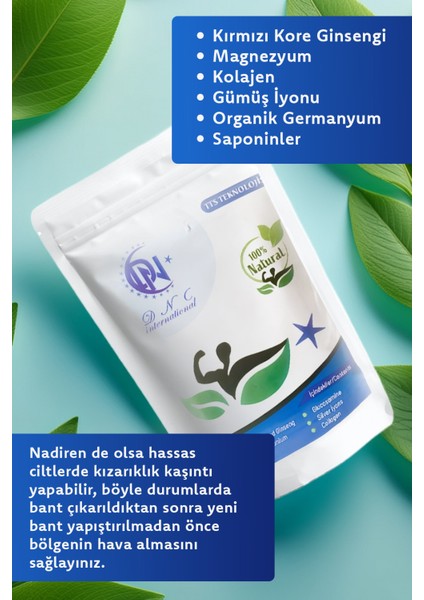 Hızlı Etkili Doğal Ginseng Bandı Uzun Süreli Etki 50 Bant modelleri