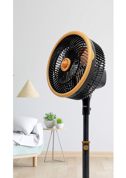 Sirkülasyonlu Metal Kanatlı Vantilatör – Sessiz 3 Kademeli Ayaklı Fan 97CM 11 Inç 60W fiyatları
