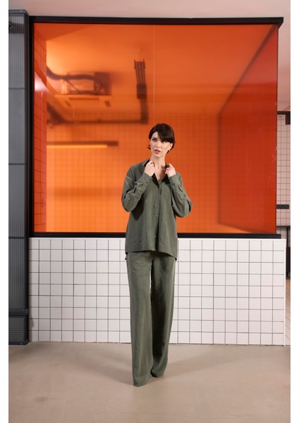 Beli Lastikli Istanbul Cepli Geniş Paça Kadın Pantolon fiyatları