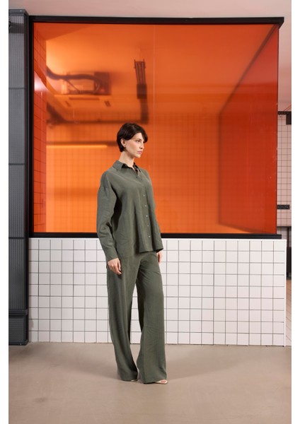 Beli Lastikli Istanbul Cepli Geniş Paça Kadın Pantolon modelleri