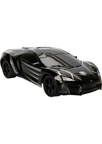 7037 Kumandalı 1:16 Avengers Black Panther Lykan Hypersport Araba modelleri
