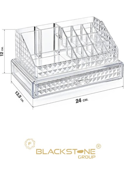 Akrilik Çekmeceli Makyaj Organizeri, Beyaz, Şık ve Pratik Tasarım fiyatları