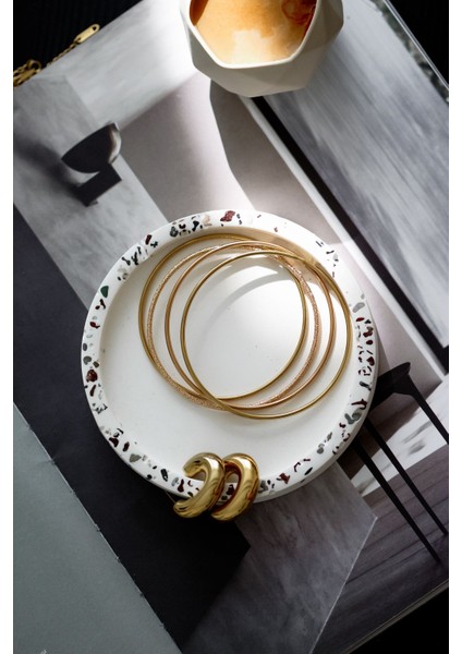 Şık Çok Amaçlı Beyaz Dekoratif Tabak, Ev ve Hediye Için Uygun fiyatları