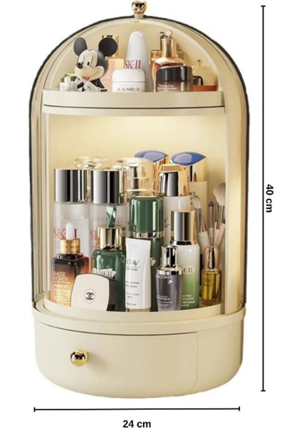 Döner Standlı, Çekmeceli ve Raflı Makyaj ve Kozmetik Düzenleyici fırsatları