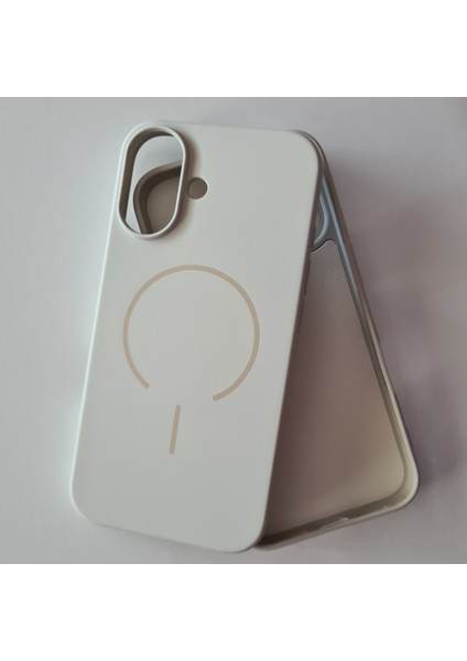 iPhone 16 Magsafe ile Uyumlu Yumuşak Soft Mükemmel Manyetik Esnek Silikon Kılıf