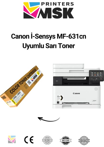 Canon I-Sensys MF-631CN Uyumlu Toner fiyatları