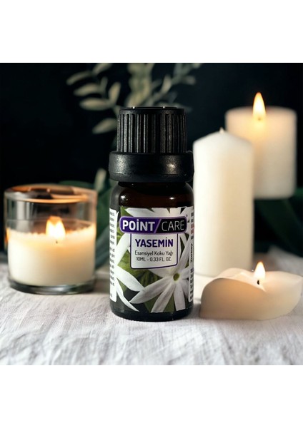 Yasemin Esansı 10ML, Mum Kokusu, Soya Wax Esansı, Şeffaf, Hoş Koku