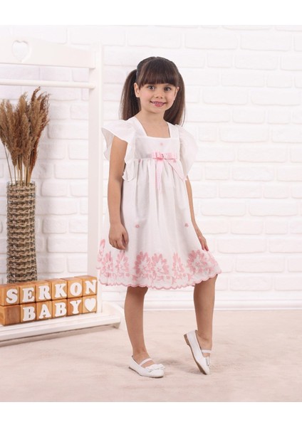 Kız Çocuk Su Yolu Elbise SER-0780