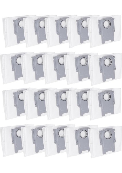 20 Adet S8+ /s8 Pro Ultra / S7 Maxv Q5 Q5+ + Max+ Çöp Torbası Elektrikli Süpürge Aksesuarları (Yurt Dışından)