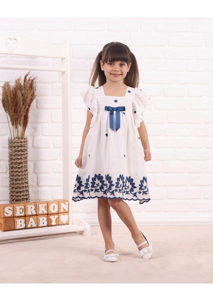 Kız Çocuk Su Yolu Elbise SER-0780