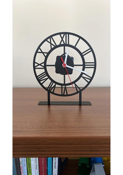 Şık Siyah Roma Rakamlı Masa Saati, Zarif ve Kaliteli Tasarım fırsatları