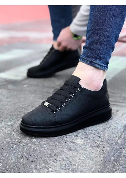 Litae TREND08 Kömür Düz Erkek Casual Ayakkabı