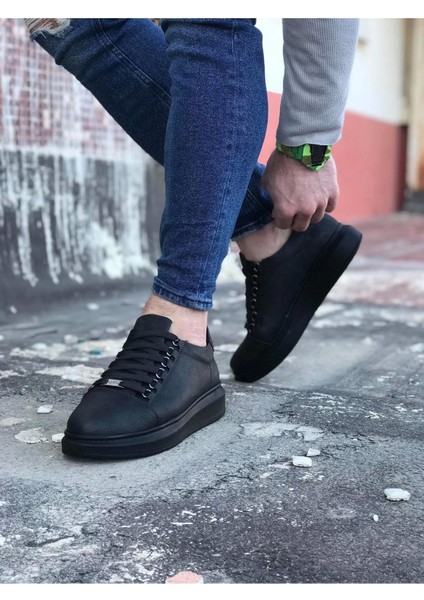 Litae TREND08 Kömür Düz Erkek Casual Ayakkabı