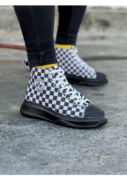 Litae TREND017 Damalı Erkek Yarım Bilek Casual Ayakkabı