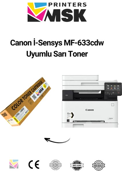 Canon I-Sensys MF-633CDW Uyumlu Toner fiyatları