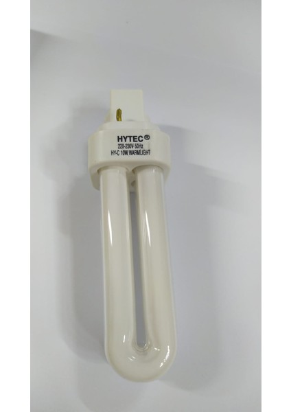 Hytec 2 Pinli 10W Plc Ampul 2700K Sarı Işık