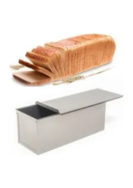 Baton Tost & Ekmek Kalıbı Kapaklı (11X11X20 Cm) Paslanmaz Çelik