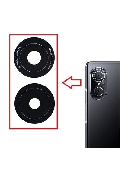 Huawei Nova 9se Ile Uyumlu Kamera Camı