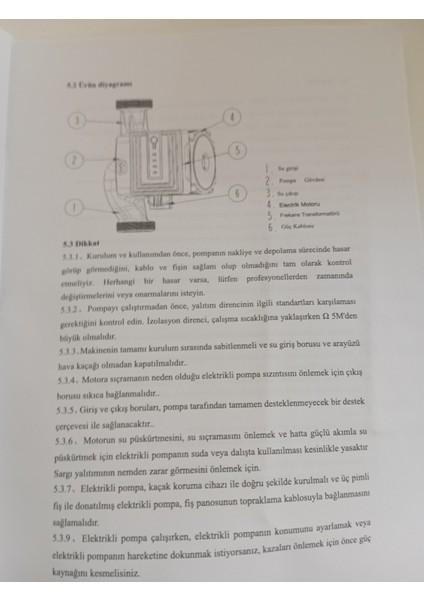 Gpa 25-8-Iı Frekans Konvertörlü 18-30.000 Kazan Için Sirkülasyon Pompası 8 Mss 4,2 M3/h
