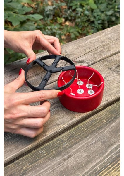 Siyah 5 Kanallı Ip Fitil Tutucu Seti, 3 Adet, Dayanıklı ve Şık Tasarım fiyatları