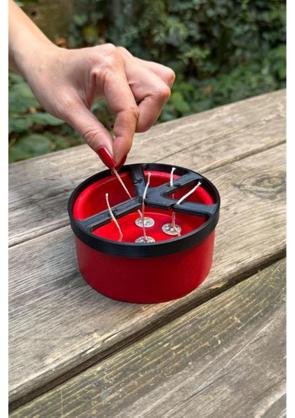 Siyah 5 Kanallı Ip Fitil Tutucu Seti, 3 Adet, Dayanıklı ve Şık Tasarım modelleri