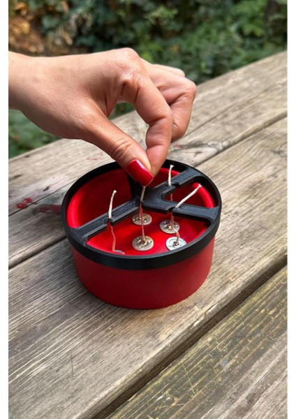 Siyah 5 Kanallı Ip Fitil Tutucu Seti, 3 Adet, Dayanıklı ve Şık Tasarım indirimleri