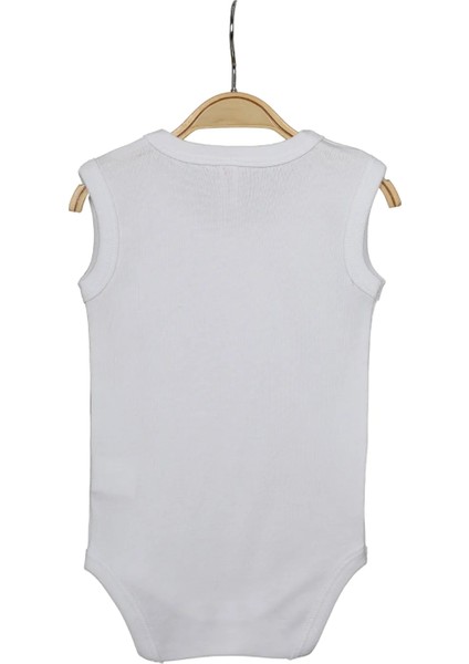 Bebek Body Askılı Atlet Body Ribanalı Pamuklu Zıbın Beyaz 5li Unisex indirimleri