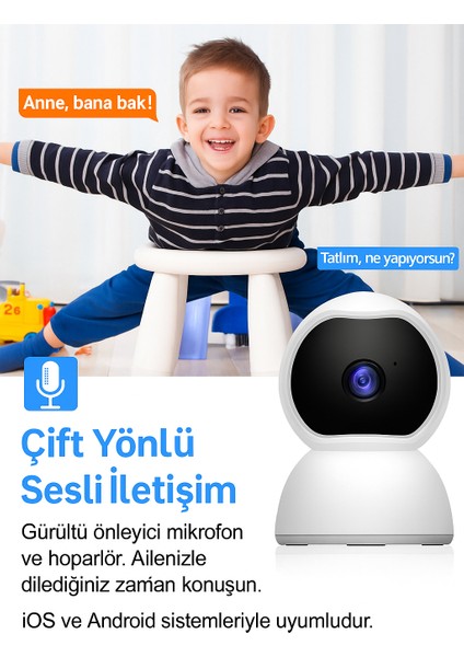 Cmr- 26 Akıllı Kamera – Uygulama ile Uzaktan Kontrol, Anlık Izleme