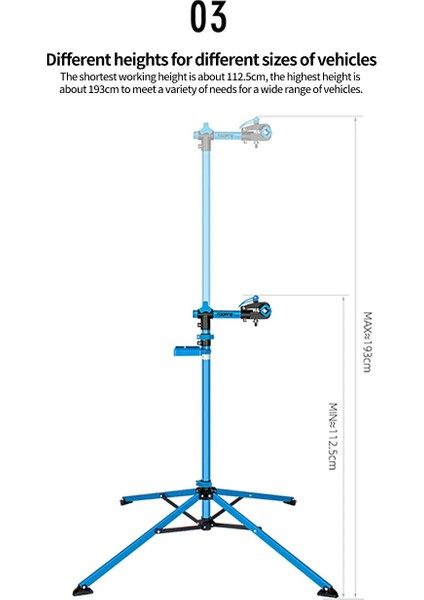 Bisiklet Tamir Standı - Toopre TL-06L Mavi modelleri