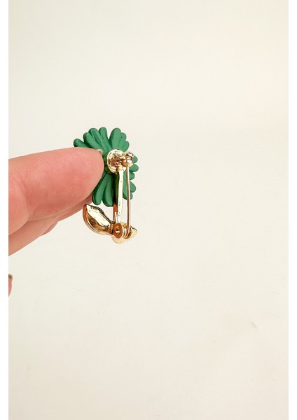 Altın Rengi Yaprak Detay Taşlı Ay Çiçeği Broş (3cm) fiyatları