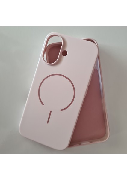 iPhone 16 Magsafe ile Uyumlu Yumuşak Soft Mükemmel Manyetik Esnek Silikon Kılıf